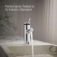 thumbnail image 5 of Kohler K-99491-4-CP Robinet de Bain 1.2GPM 1 Poignée, Chrome Poli, 5 of 5
