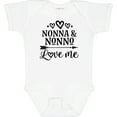 thumbnail image 3 of Inktastic Nonna and Nonno Love Me Boys or Girls Baby Bodysuit, 3 of 5