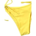 thumbnail image 5 of Bowanadacles Women's Removable Bandeau Bikini Set Strap Wrap Pad High Cut Swimsuit, 5 of 6