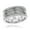 White, variant on Unisex 14K Unique Design Natural Diamond Wedding Gold Ring (White Gold Size 12)
