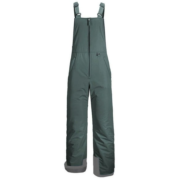 Insulated Snow Bibs Waterproof Winter Ski Pants Snowboarding Overalls for Mens Womens Kids  Black Kid