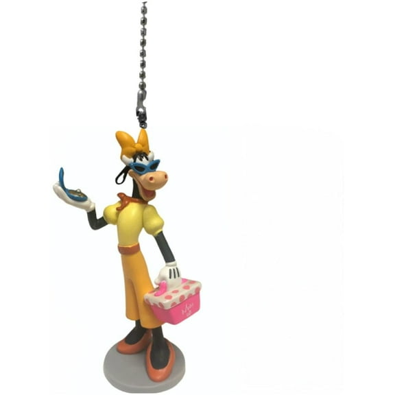 Makeup Make Up Artist Clarabelle Cow Pvc Fan Lamp Light Pull 3” Figure Figurine