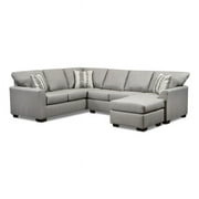 Neo Living  Evelyn Corner Sectional with Right Facing Chaise, Gray