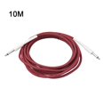 thumbnail image 1 of 1/4 Inch Straight 6.35Mm Ts Mono Plug Connect Cable for Guitar Bass Audio Device, 1 of 5