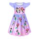 thumbnail image 1 of Moonsky Girls Kpop Demon Hunters Pajamas Dress One Piece Summer Dress Demon Hunters Suit Pop Singer for 2-12 Years Kids(160#Light Purple), 1 of 2