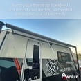 thumbnail image 5 of Awnlux WHITE Manual Modular Retractable RV Awning Full Set Assemblies for RV, 5th Wheel, Travel Trailers, Toy Haulers, and Motorhome - RV Trailer Awning for Home or Camper - 19x8 Ft - Burgundy Fade, 5 of 5