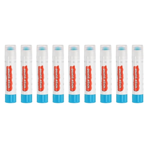 Uxcell Solid Tempera Paints, 9 Pcs Washable Paint Sticks Paint Pens, Sky Blue