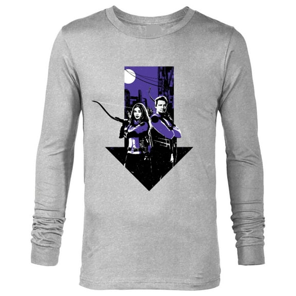 Marvel Hawkeye Kate Bishop Clint Barton Arrow - Long Sleeve T-Shirt for Men – Customized-Athletic Heather
