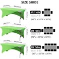 thumbnail image 4 of GFDYREE Spandex Tablecloth 4FT Stretch Table Cover Fitted Rectangular Tables, Universal Stretch Patio Table Cloth for Wedding, Banquet, Party and Event（Grass Green, 4FT, 4 of 7