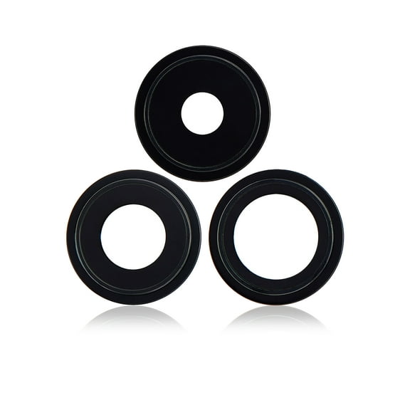 Replacement Back Camera Lens With Bracket & Bezel For iPhone 14 Pro/14 Pro Max(Space Black)(3 Piece Set)(Aftermarket  )