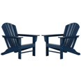 thumbnail image 1 of Chaise Adirondack Classique d'Extérieur (Ensemble de 2) en Bleu Marine, 1 of 8