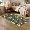 thumbnail image 2 of ODIKA 5'x7' Ultra-Soft Area Rug, Retro Overlapping Funky Portrait Contemporary Geometric Bathroom None Washable, Bare feet friendly, Silk-Touch for Bedroom Home office, 2 of 7
