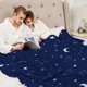 thumbnail image 4 of LHSHID Solar System Blanket Super Soft Flannel Fleece Throw Planet Blanket Cozy Outer Space Blanket for Boys Girls Adults Comfortable Bed Blanket for Sofa Living Room Travel Camping Couch 50x60in, 4 of 5