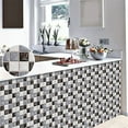 thumbnail image 4 of Dvkptbk Wall Stickers 10pcs Home Decor Living Room Tile Set Strong Sticker Kitchen Wall Sticker Home Decor on Clearance, 4 of 6