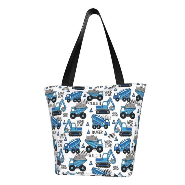 Disketp Blue Excavator Bolsa de Hombro Casual para Mujer, Bolso Cruzado para Compras, Viajes y Uso Diario
