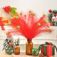 thumbnail image 1 of Plastic Cuttings Christmas Tree Plumage Furry Cuttings Red Ball Curly Stems 47cm 5Pcs Holiday Decor Rkxzt, 1 of 8
