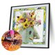 thumbnail image 1 of Cuadros Decorativos 5D diamante pintura flores en marco completo redondo taladro DIY pared decoración (X343) Tmvgtek embutido en tela, 1 of 9
