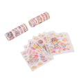thumbnail image 4 of Hand Account Tape Sticker Decoration Calendars  Bean Pocket Account Decoration Sticker Cute Set Adorable Washi Ornament Stickers Sticker Machines, 4 of 8