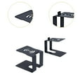 thumbnail image 6 of yotijay Desktop Speaker Stand Metal Speaker Support .12 inch Upward Angle Speaker Rack C 2 Pieces, 6 of 9