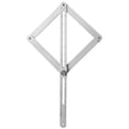 thumbnail image 3 of KAKOWELY Protractor For Woodworking Short Miter Measuring Tool Miter Angle Finder Ruler,14.96X"X6.3"X0.79", 3 of 5
