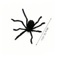 thumbnail image 3 of PYURTEP Halloween Giant Spider 35 inch, Voice Automatic Crawling Plush Spider, Scary Spider for Outdoor Indoor House Party Yard Halloween Decor, 3 of 7