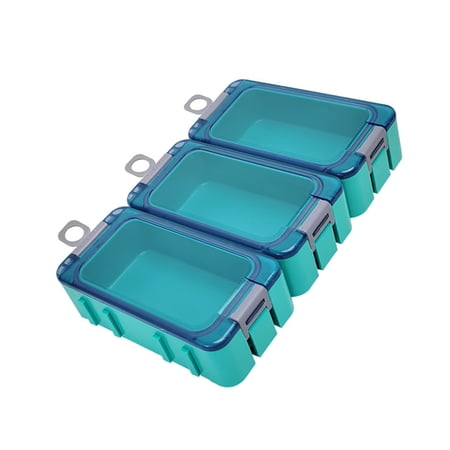 3Pcs Waterproofs Portable Tackle Box Organizers Luminously Fishing Accessory Box Sea Fishing Tackle Box Easy to Use