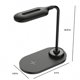 thumbnail image 3 of LED Desk Lamp Touching Control Desk Lamp With Wireless Charging &3 Color Modes Eye-Caring Office Lamp Gooseneck Table Lamp, 3 of 5