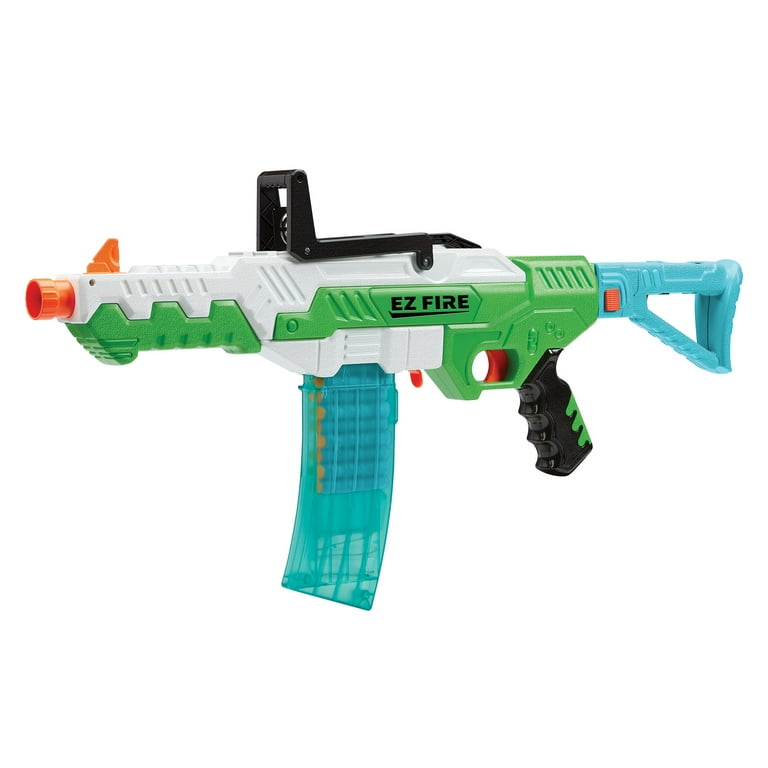 EZ Fire Rifle Dart Blaster W/ 20 Accu-Blast Darts & Banana Clip
