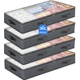 thumbnail image 1 of Contenedores de armario plegables BiCine para debajo de la cama, 90 litros, 1 of 7