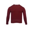 thumbnail image 3 of Tricots St Raphael Red Cable Knit Crew Neck Sweater , Size 2XLarge, 3 of 4