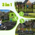 thumbnail image 5 of Large Rectangle Trampoline for Kids and Adults, 1600LBS Weight Capacity Recreational Trampoline with Enclosure Net, Basketball Hoop, Segmart Galvanized Heavy Duty Outdoor Trampolines for Patio Garden, 5 of 11