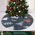 thumbnail image 6 of FMSHPON Christmas Fir Trees Xmas Christmas Tree Skirt Stand Mat for Holiday Party Decoration Indoor Outdoor 36 inches, 6 of 6