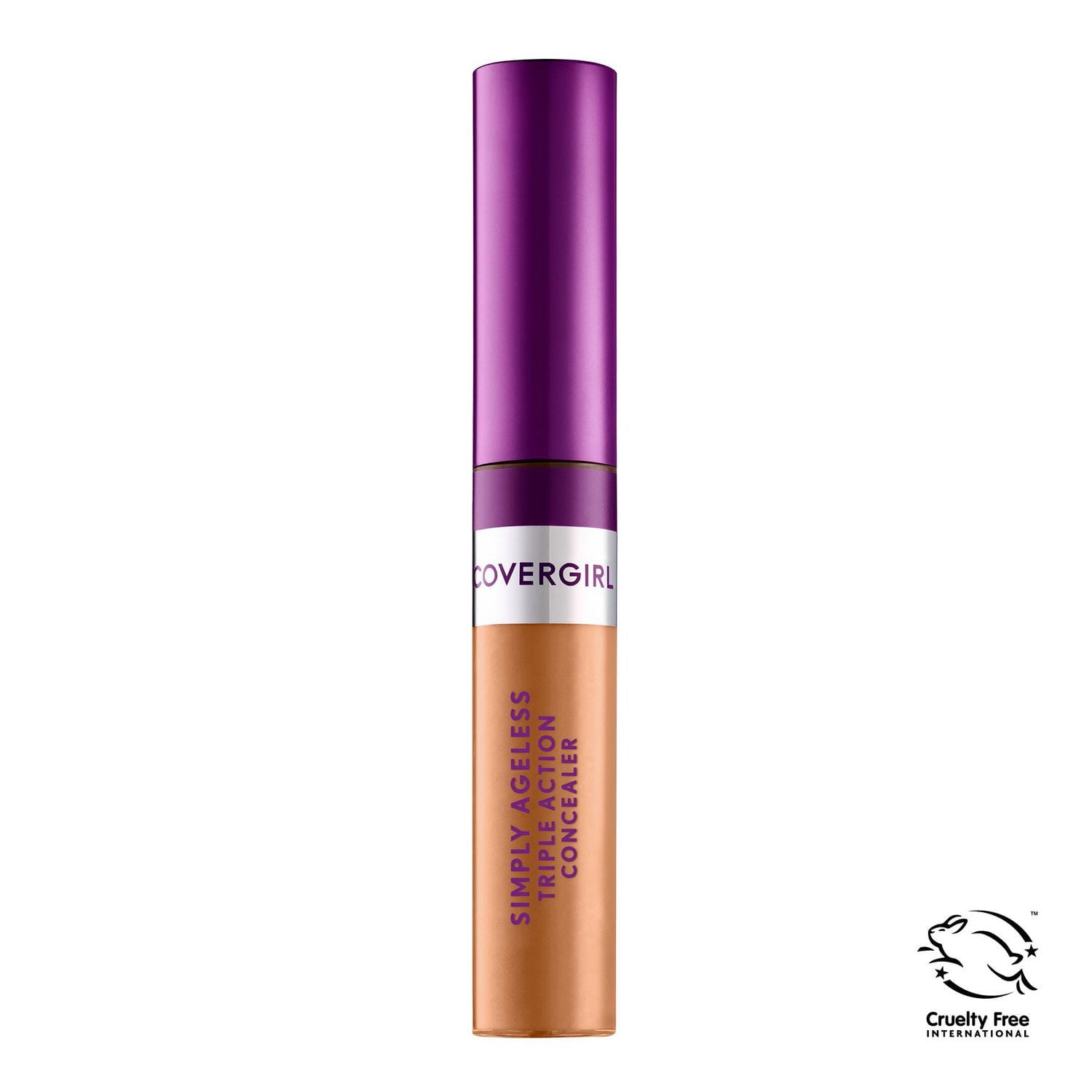 COVERGIRL Simply Ageless Triple Action Concealer Infused with Hyaluronic Complex, Vitamin C & Niacinamide, 7.3ml refreshing concealer