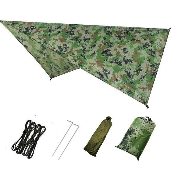 Waterproof British Basha Emergency Tent Shelter Tent 2021 H0M7 Army A9C4