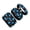 I, variant on 3Pcs Punk Gothic Leather Bracelets Dark Square Studs Adjustable Lightweight for Nightclub Festival Comfort