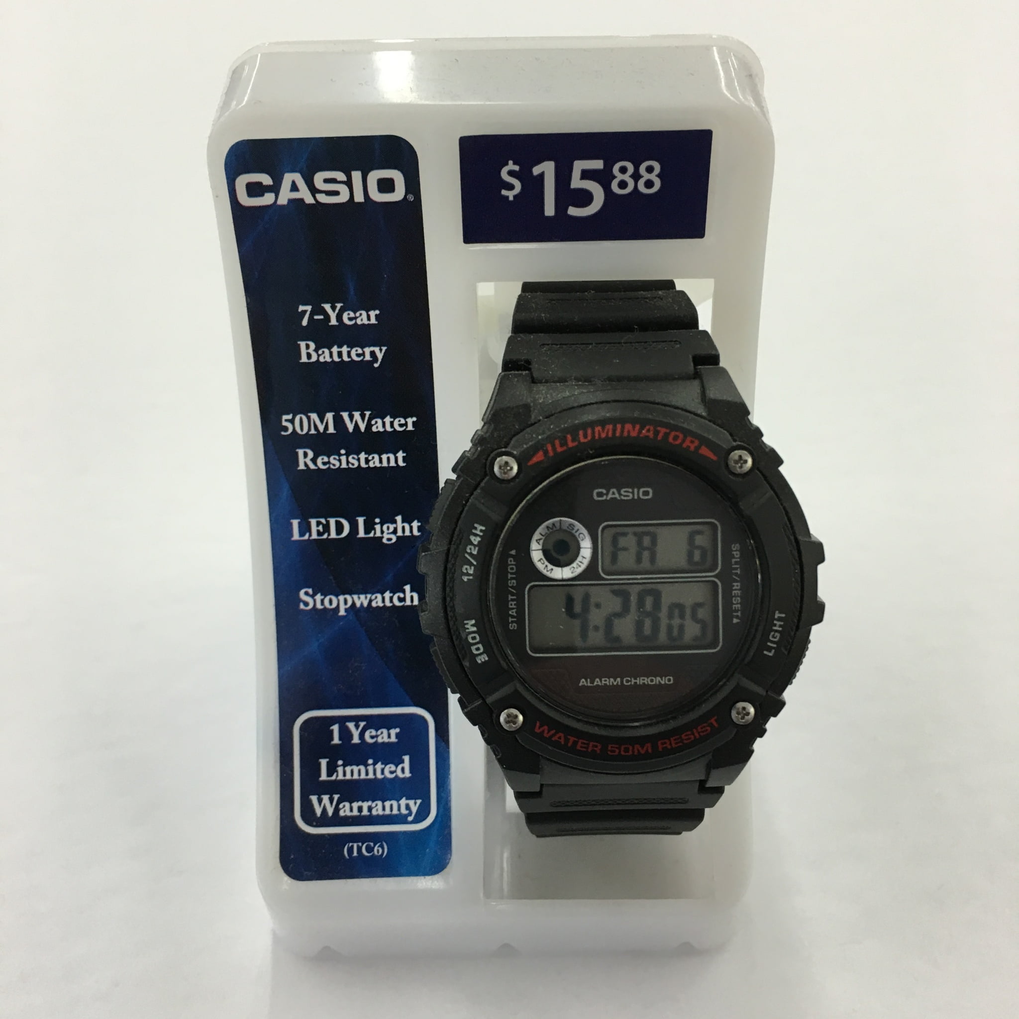 Casio - Casio Men's G-Shock Black Classic Digital Watch DW6900-1V - Walmart.com - Walmart.com