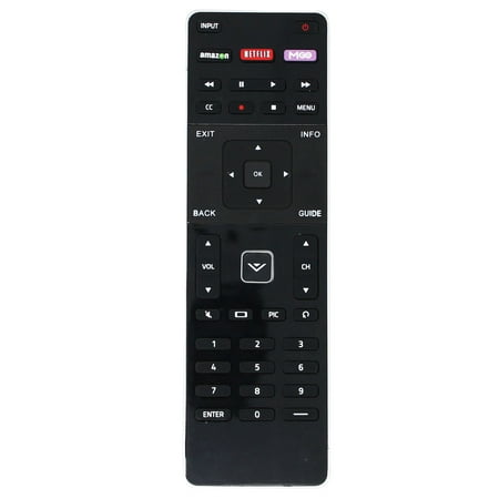 Replacement Dual Side Remote Control for XRT122,D50U D1,M401I A3,D32X D1,D55U D1,E48 C2,M501D A2R,D55 D2,E43 C2,D39H D0,D24 D1,D43 D2,M60 C3,M422I B1 - Compatible with XRT500 VIZIO TV Remote