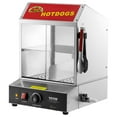 thumbnail image 3 of VEVOR Commercial Hot Dog Steamer - 2-Tier Electric Bun Warmer, 28.5QT with Slide Doors, 3 of 11