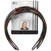Vidal Sassoon: Black/Brown Model #Vs14465 Headband, 2 ct