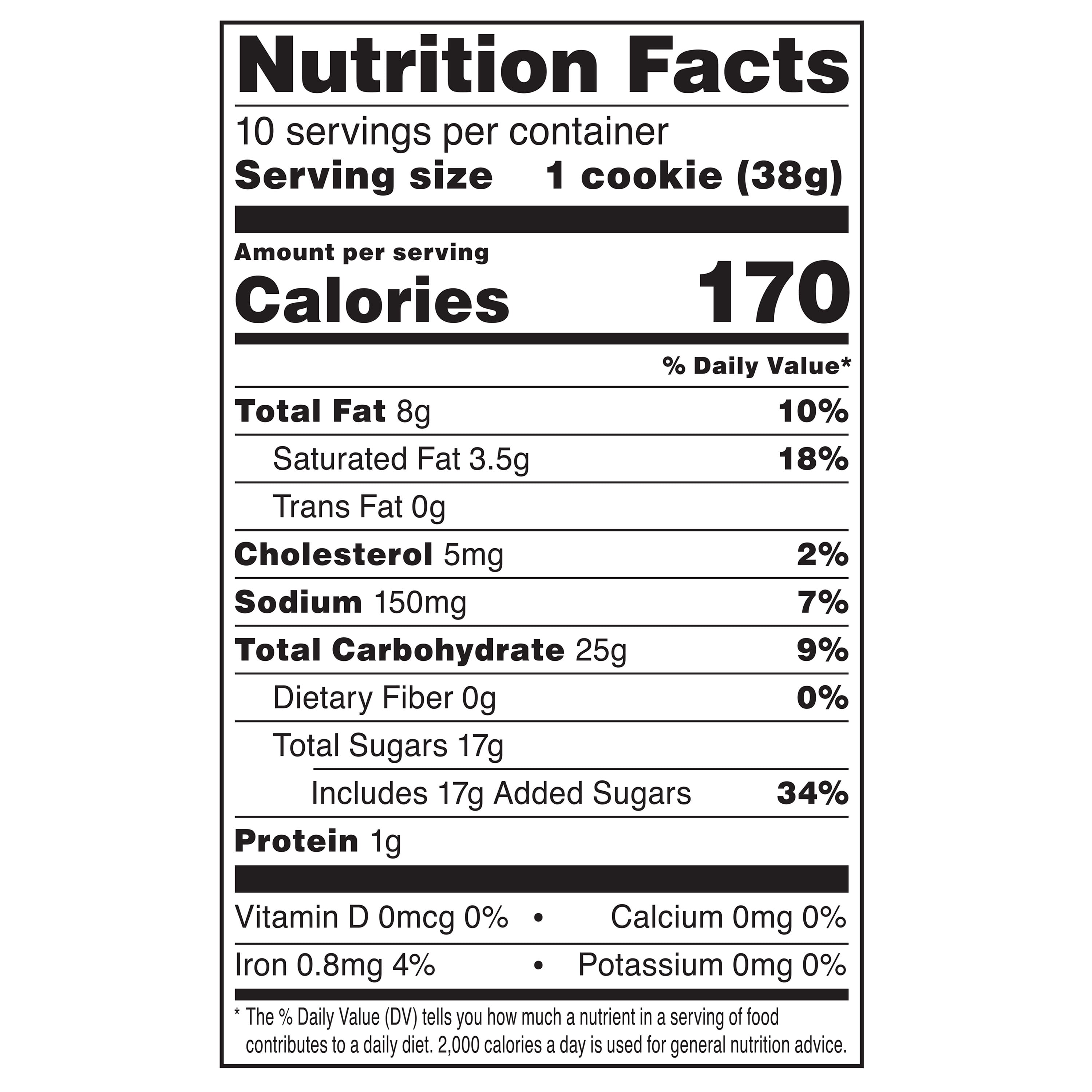 Freshness Guaranteed Baked S'mores White Frosted Sugar Cookies with Sprinkles, 13.5 oz, 10 Count