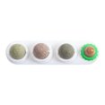 thumbnail image 2 of Bolas de hierba gatera divertidas Suministros para gatos Juguete de hierba gatera Resistencia a mordeduras para gatos domésticos (Blanco) Ehuebsd  Para estrenar, 2 of 9