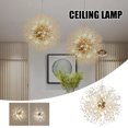 thumbnail image 2 of VALINK Round Shape Modern LED Dandelions Sputnik Chandelier Fireworkes Ceiling Pendant Lamp Fixtures for, 2 of 7