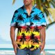 thumbnail image 1 of Blusa y camisa de manga corta con cuello vuelto para hombre, blusa informal con botones y estampado hawaiano, blusa de manga corta con cuello vuelto para hombre, 1 of 5