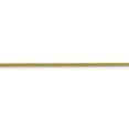 thumbnail image 3 of 14k Yellow Gold 24 Inch 2mm 3 Wire Wheat Chain Necklace Pendant Charm Spiga, 3 of 9