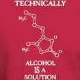 thumbnail image 3 of CafePress - Alcohol, A Solution Dark T Shirt - Men's Classic Graphic Cotton T-Shirt, 3 of 4