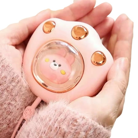 

Cute Cat Claw Shape Hand Warmer Portable USB Rechargeable Electric Hands Heater for Winter Outdoor Traveling Hiking