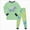 A160-Light Green, variant on Boys 2‑Piece Pajama Set with Cartoon Print,Fabric Long Sleeve Sleepwear for Kids 7-8 Years