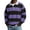 05-Purple, variant on Atogsazn Men's Striped Button Down Sweatshirt Casual Waffle Collared Long Sleeve Pullover Sweater Fall Winter Tops Red S Fashion
