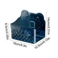 thumbnail image 3 of Blueek Transparent Wall Mounted Tissue Storage Box - No Drill Wet Wipes Holder, Multi-Purpose Organizer for Bathroom, Kitchen, and Office,Blue, 3 of 6