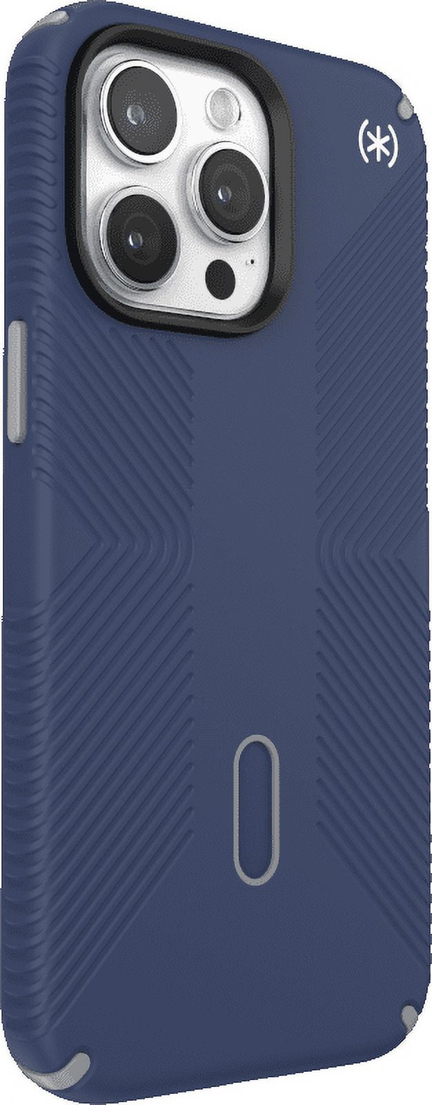 Speck iPhone 15 Pro Max Case-Presidio2 Grip-ClickLock-MagSafe-6.7 Inch Phone Case-Coastal Blue/Dust Grey/White